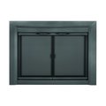 Fireplace Glass Doors Carlisle Large Gunmetal CL-3002GM